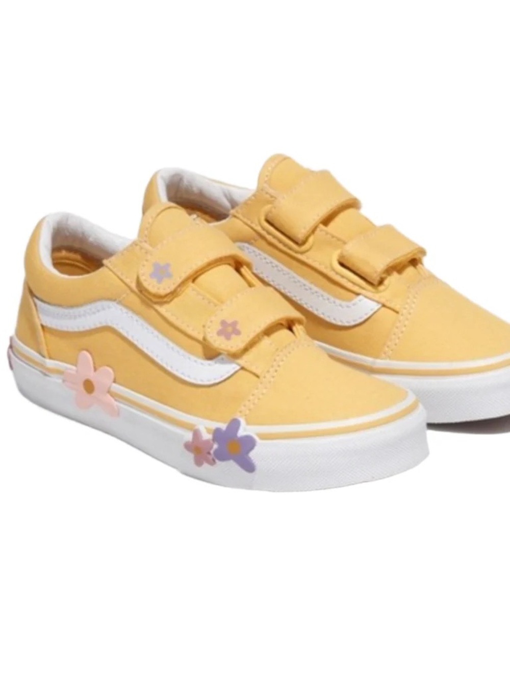 Vans Toddler Old Skool V Yellow Flower